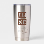 LUXE Sophisticated Soul Geïsoleerde Drinkbeker (Achterkant)