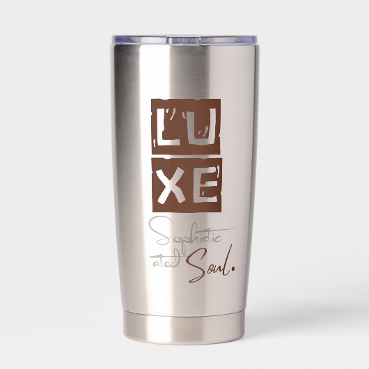 LUXE Sophisticated Soul Geïsoleerde Drinkbeker (Achterkant)
