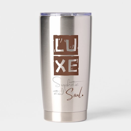 LUXE Sophisticated Soul Geïsoleerde Drinkbeker (Voorkant)