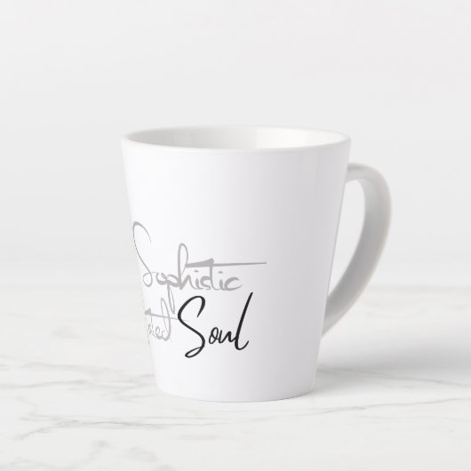 LUXE Sophisticated Soul Latte Mok (Rechterhoek)