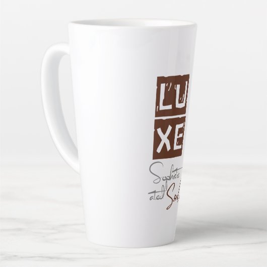 LUXE Sophisticated Soul Latte Mok (Linkerhoek)