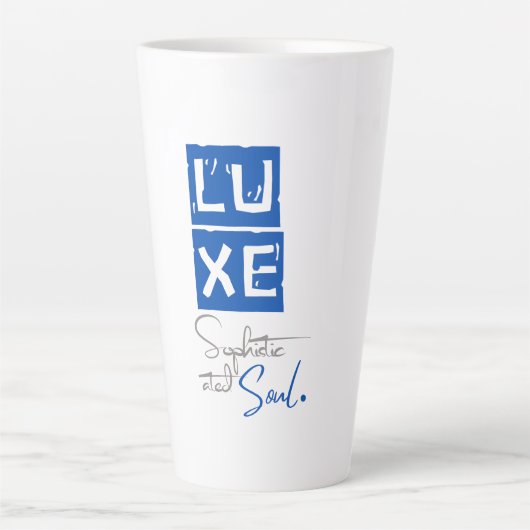 LUXE Sophisticated Soul Latte Mok (Voorkant)