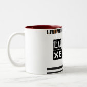 LUXE Sophisticated Soul Tweekleurige Koffiemok (Links)