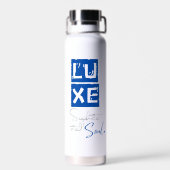 LUXE Sophisticated Soul Waterfles (Achterkant)