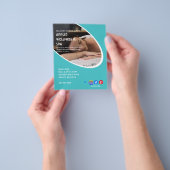 Luxe spa behandeling flyer | Aangepaste Wellness P (Hand)