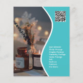 Luxe spa behandeling flyer | Aangepaste Wellness P (Achterkant)