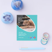 Luxe spa behandeling flyer | Aangepaste Wellness P (Enkel)