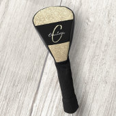 Luxe Sparkle Gold Glitter Naam Golfheadcover