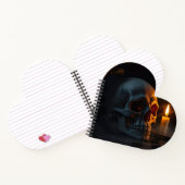 Luxe Spoken Schedel Halloween Spiraal Notebook Notitieboek (Binnen)