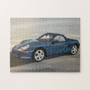 Luxe sportauto's die Puzzle schilderen Legpuzzel