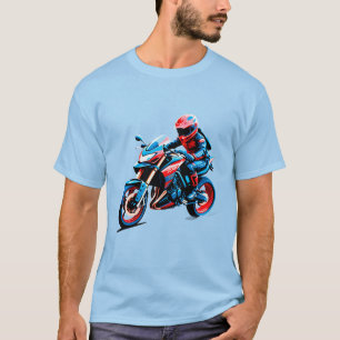 🏍️ Luxe sportmotorrijder Premium Motion T-shirt