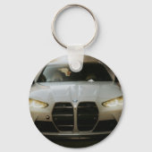 Luxe sportwagen Sleutelhanger – Slanke autoliefheb (Achterkant)