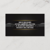 Luxe sportwagens | koolstofvezel visitekaartje (Achterkant)