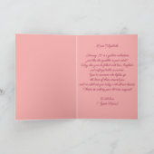 Luxe sprankelend goud en roze 30e verjaardag kaart (Binnen)