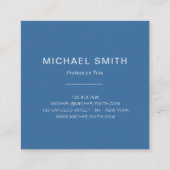 Luxe Square Business Card – Professional Vierkante Visitekaartje (Achterkant)