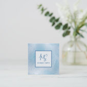 Luxe Square Business Card – Professional Vierkante Visitekaartje (Staand voorkant)