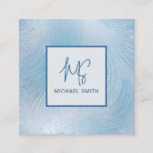 Luxe Square Business Card – Professional Vierkante Visitekaartje (Voorkant)