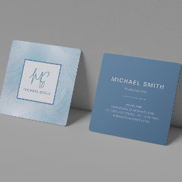 Luxe Square Business Card – Professional Vierkante Visitekaartje