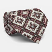 Luxe Statement Bourgondië Marokkaanse Stropdas (Opgerold)