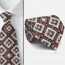 Luxe Statement Bourgondië Marokkaanse Stropdas
