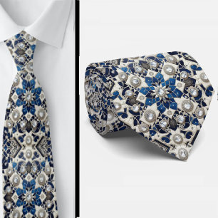 Luxe Statement Marokkaanse Diamanten Halssieraad Stropdas