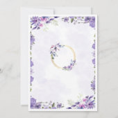 Luxe Stationery for a Luxury Wedding Kaart (Achterkant)