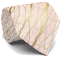 Luxe Stenen Das | Roze Goud Roze & Gouden Marmer