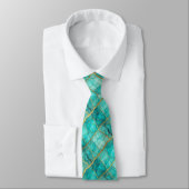Luxe Stenen Das | Turquoise, Teal & Goud Marmer (Gebonden)