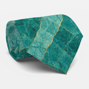 Luxe Stenen Das Turquoise, Teal & Goud Marmer