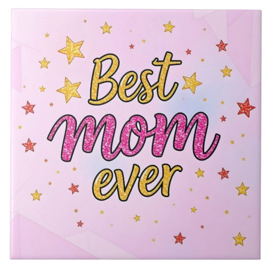 Luxe sterren Populair cadeau Collectie Tegeltje (Voorkant)