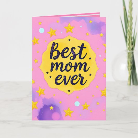 Luxe sterren trendy geschenkenverzameling kaart (Voorkant)