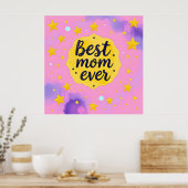 Luxe Sterren Trendy Gift Collectie Poster (Keuken)