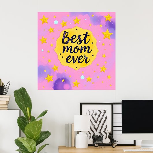 Luxe Sterren Trendy Gift Collectie Poster (Thuiskantoor)