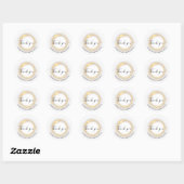 Luxe Sticker 'Dank je' voor Make-up Artiesten (Vel)