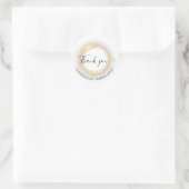 Luxe Sticker 'Dank je' voor Make-up Artiesten (Tas)