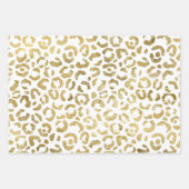Luxe stijlvolle Gold-leopard-printer Inpakpapier Vel (Voorkant)