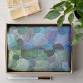 Luxe Stippen en cirkels - Fresh Aqua Tissuepapier (Geschenk)