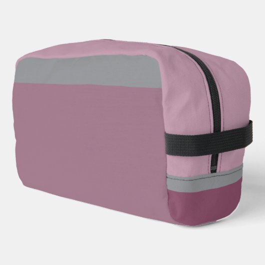 Luxe stoffige roze scheer & toilettas toilettasje (Linkerhoek)