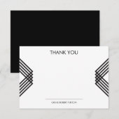 Luxe stripes bedankt (Voorkant / Achterkant)