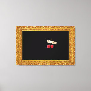Luxe Surrealistische Kersen Canvasprint Canvas Afdruk