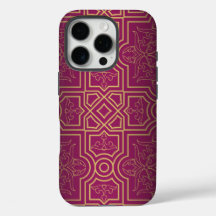 Luxe symmetrisch ontwerp met bloemenmotieven.