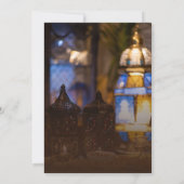 Luxe tafelsetting Ramadan Iftar uitnodiging (Achterkant)