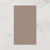 Luxe Taupe Loyalty Reward Kaarten (Achterkant)