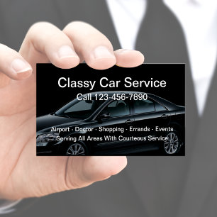 Luxe Taxi Autodienst Visitekaartje