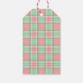 Luxe teddybeer preppy Baby shower Dank u Cadeaulabel (Achterkant)