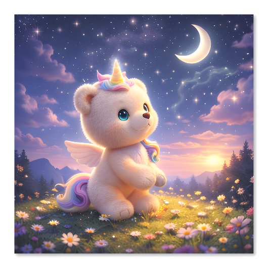 Luxe teddybeerbehang behang (Voorkant)
