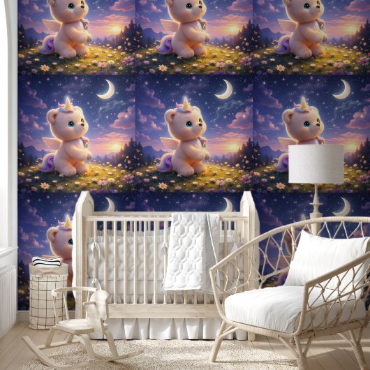 Luxe teddybeerbehang behang (Kinderen)