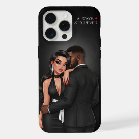 Luxe telefoonhoesje voor koppels iPhone hoesje (Achterkant)