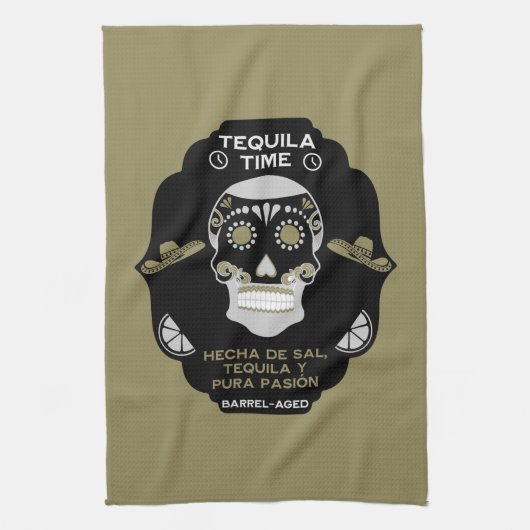 Luxe Tequila Cadeau Theedoek (Verticaal)