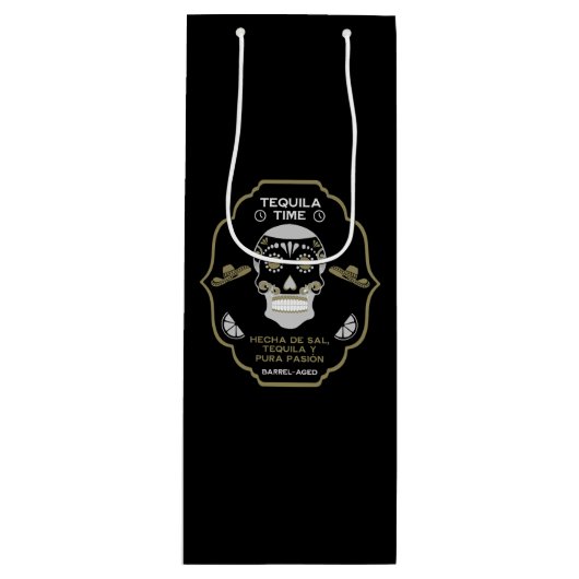 Luxe tequila cadeau wijn cadeautas (Voorkant)